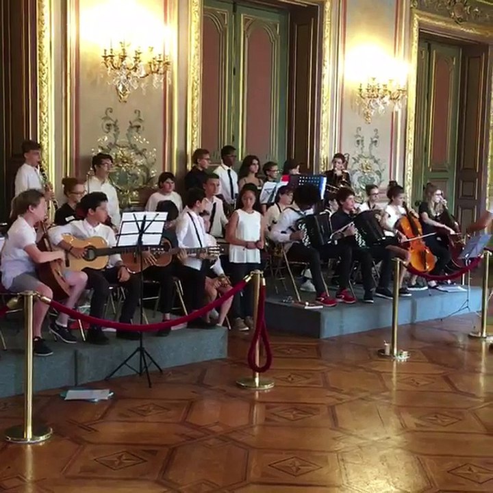 Journées du patrimoine à Marseille : les élèves du collège Longchamp ont joué devant le public