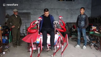 Chinese farmer invents "robo-crab"