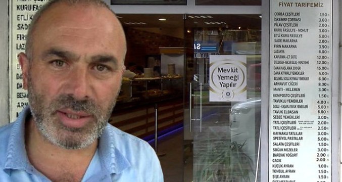 Fiyat Listesi Sosyal Medyada Gündem Olan Lokantanın Sahibi Konuştu