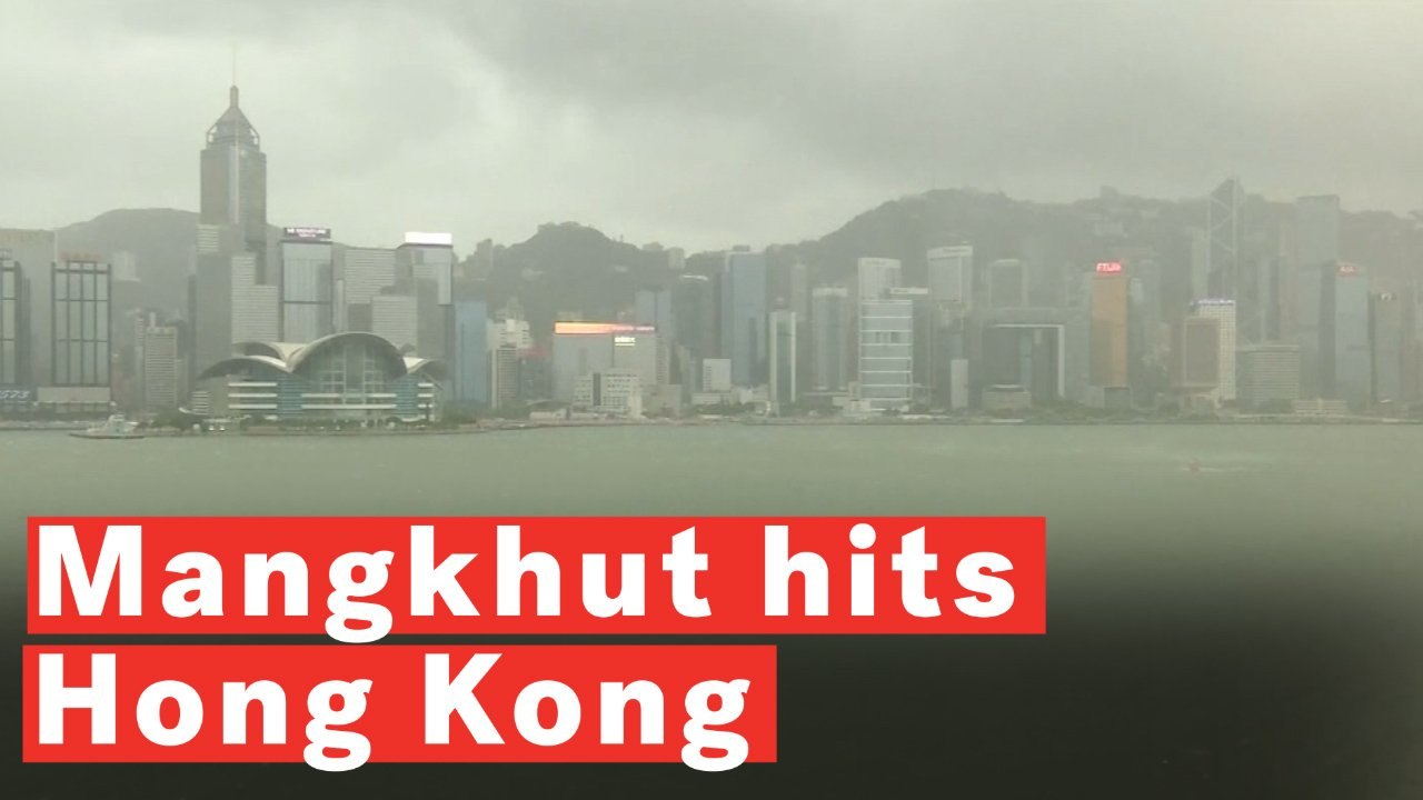 Typhoon Mangkhut Causes Severe Damage As It Batters Hong Kong