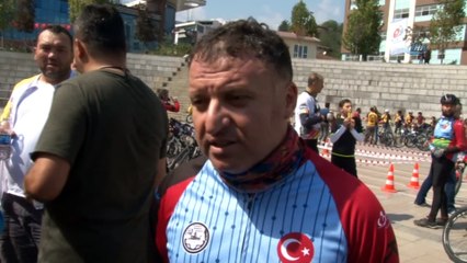 Karabük’te ‘Trafikte bizde varız’ temalı bisiklet turu