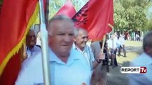 Report Tv-76-vjetori i Konferencës së Pezës, komunistët kujtojnë me pankarta diktatorin Enver Hoxha