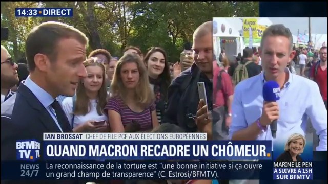 C'est un méprisant de la République. Ian Brossat (PCF) juge insupportables les propos de Macron à l'égard du jeune chômeur