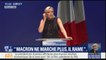 "Il n'y a plus d'argent... mais il y en a pour l'immigration." Marine Le Pen fustige la politique d'Emmanuel Macron à Fréjus
