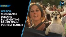 Thousands demand bullfighting ban in Spain protest march