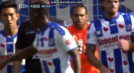 Peterson  Goal  HD   Heerenveen 2 - 3	 Heracles  16-09-2018
