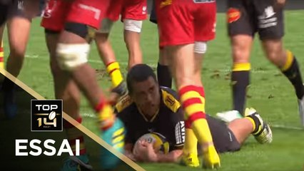 TOP 14 - Essai Hikairo FORBES (SR) - La Rochelle - Perpignan - J4 - Saison 2018/2019