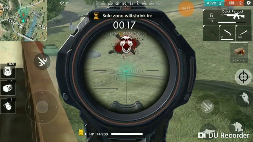 Free fire gaming video