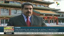 Maduro: China respalda plan de recuperación económico de Venezuela