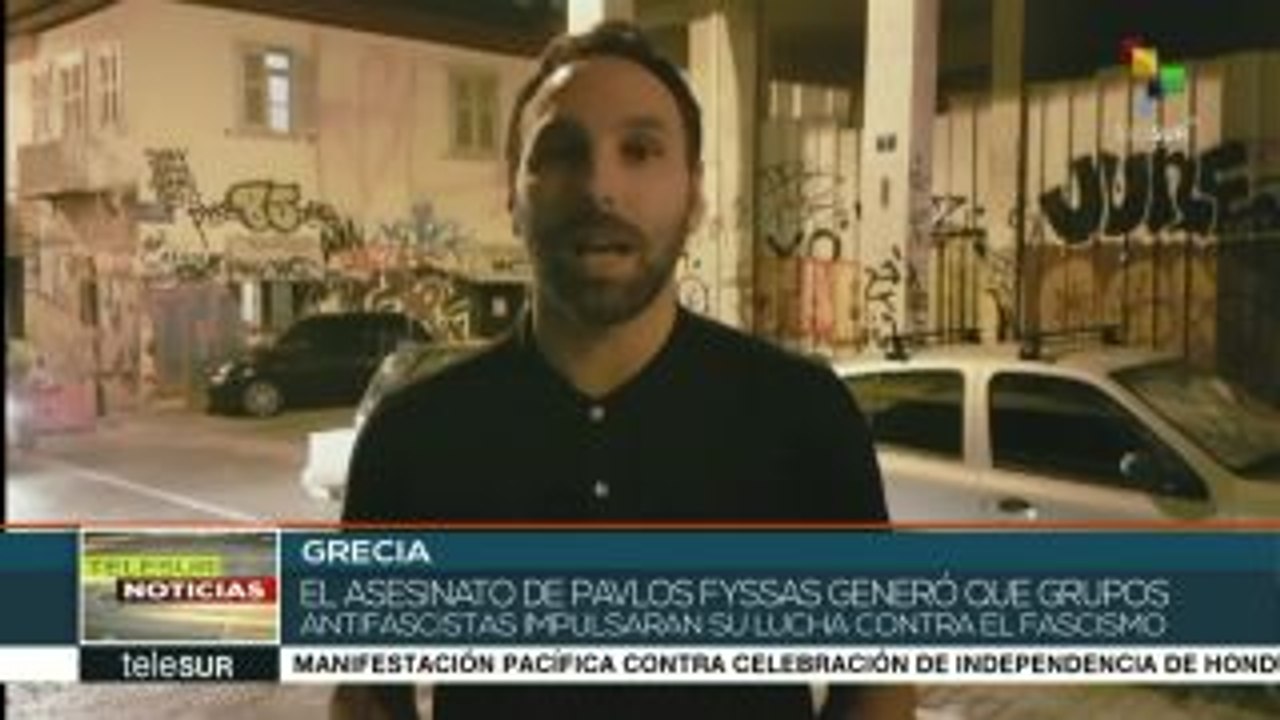 Grecia: fascistas agreden a joven en conmemoración de Fyssas