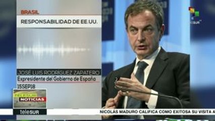 Rodríguez Zapatero: EE.UU. ha hecho guerra económica contra Venezuela