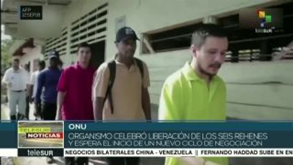 ONU celebra liberación de los 6 rehenes que ELN mantenía en cautiverio