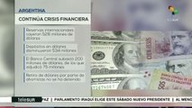 Continúa crisis financiera en Argentina