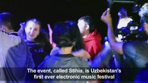 Uzbeks attend first electronic music fest by ravaged Aral Sea