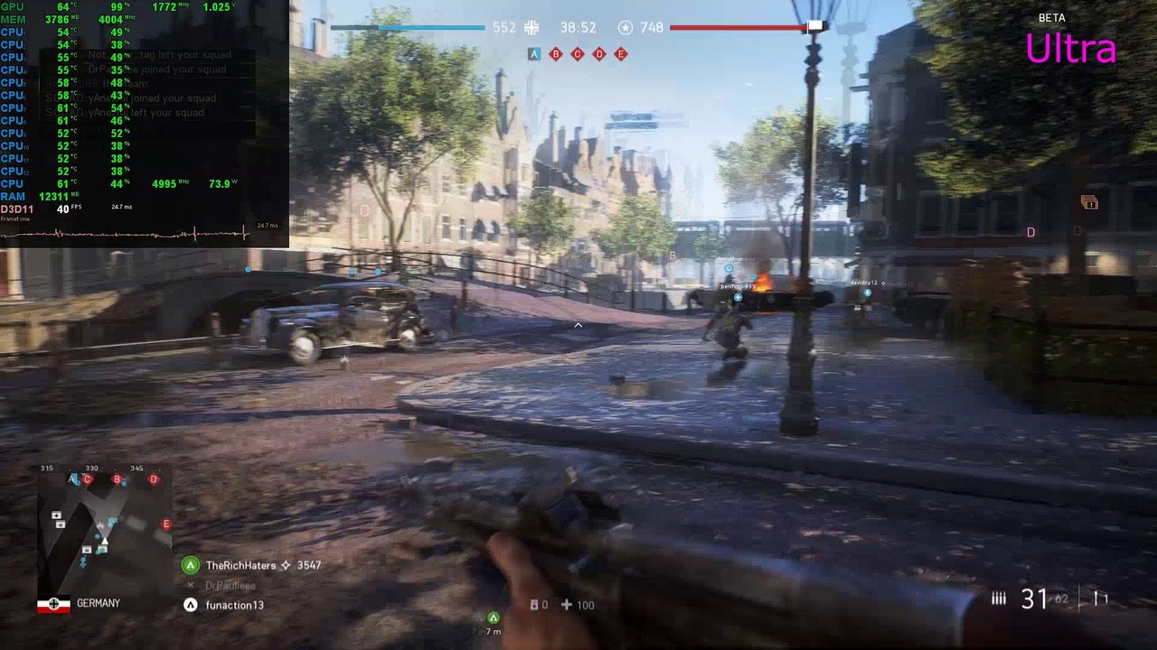 BF5 GTX 1050Ti fps test Ultar/High/Medium/low