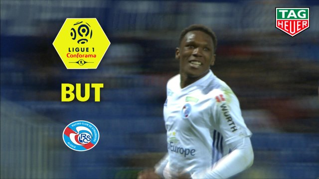 But Lebo MOTHIBA (90ème +3) / Montpellier Hérault SC - RC Strasbourg Alsace - (1-1) - (MHSC-RCSA) / 2018-19