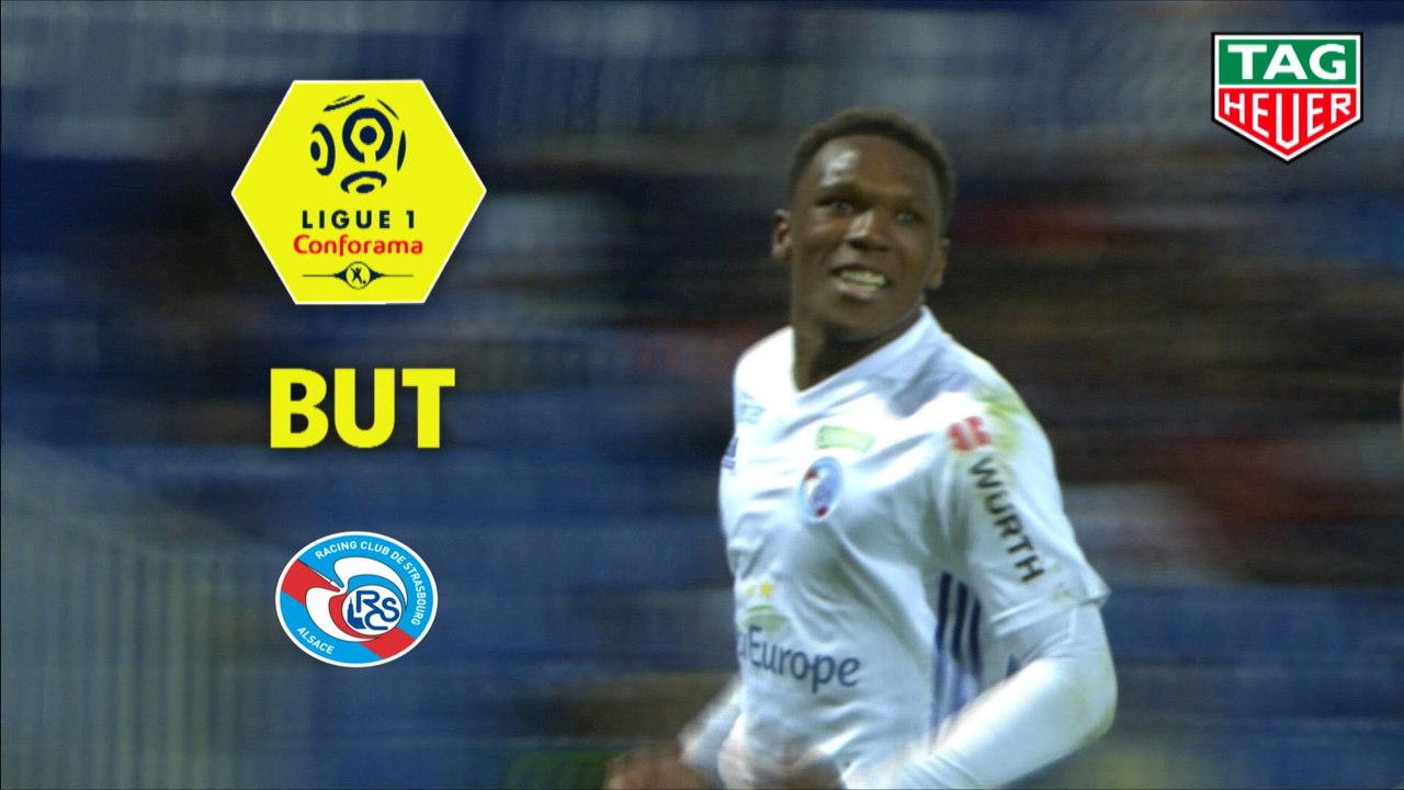 But Lebo MOTHIBA (90ème +3) / Montpellier Hérault SC - RC Strasbourg Alsace - (1-1) - (MHSC-RCSA) / 2018-19