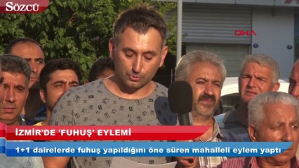 Mahalleliden 'fuhuş' eylemi