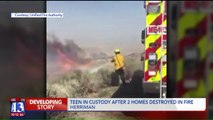 Two Homes Destroyed in Fire Allegedly Started by Teen Playing with Smoke Bombs