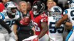 Tevin Coleman breaks loose along the sideline for 27 yards