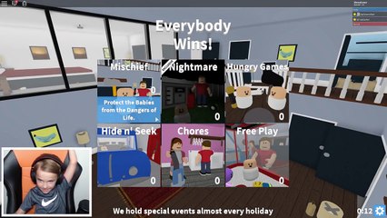 BABYSITTING THE WORST BABY IN ROBLOX WHERE'S THE BABY?