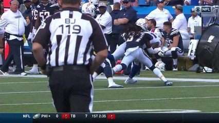 Allen throws laser to Clay for 21 yards
