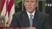 11 Septembre 2001. President George W. Bush's address to the nation 17 years ago on 9/2001