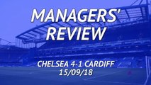 Chelsea 4-1 Cardiff - managers' review