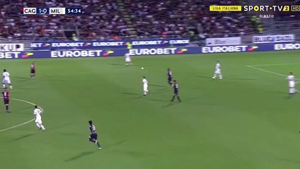 Gonzalo Higuain Goal - Cagliari 1-1 AC Milan 16/09/2018