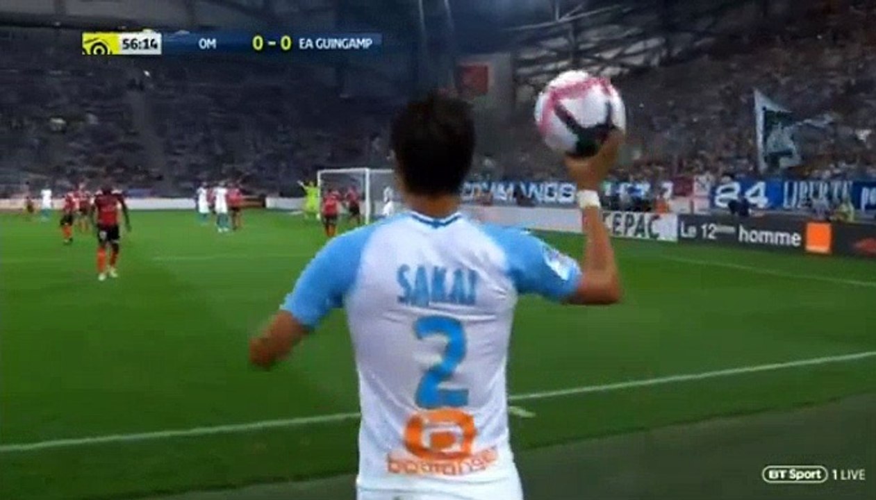 Florian Thauvin Goal Marseille 1-0 Guingamp 16....