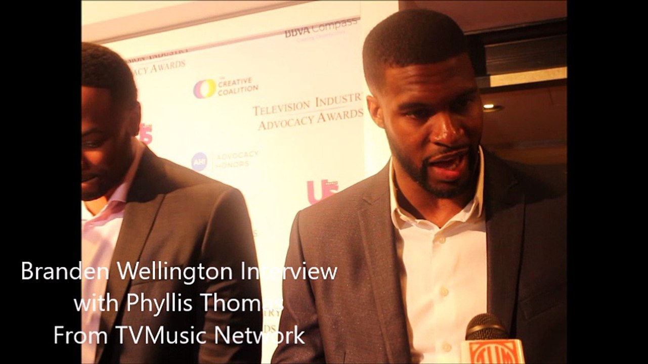 Branden Wellington at 2018 Television Advocacy Awards