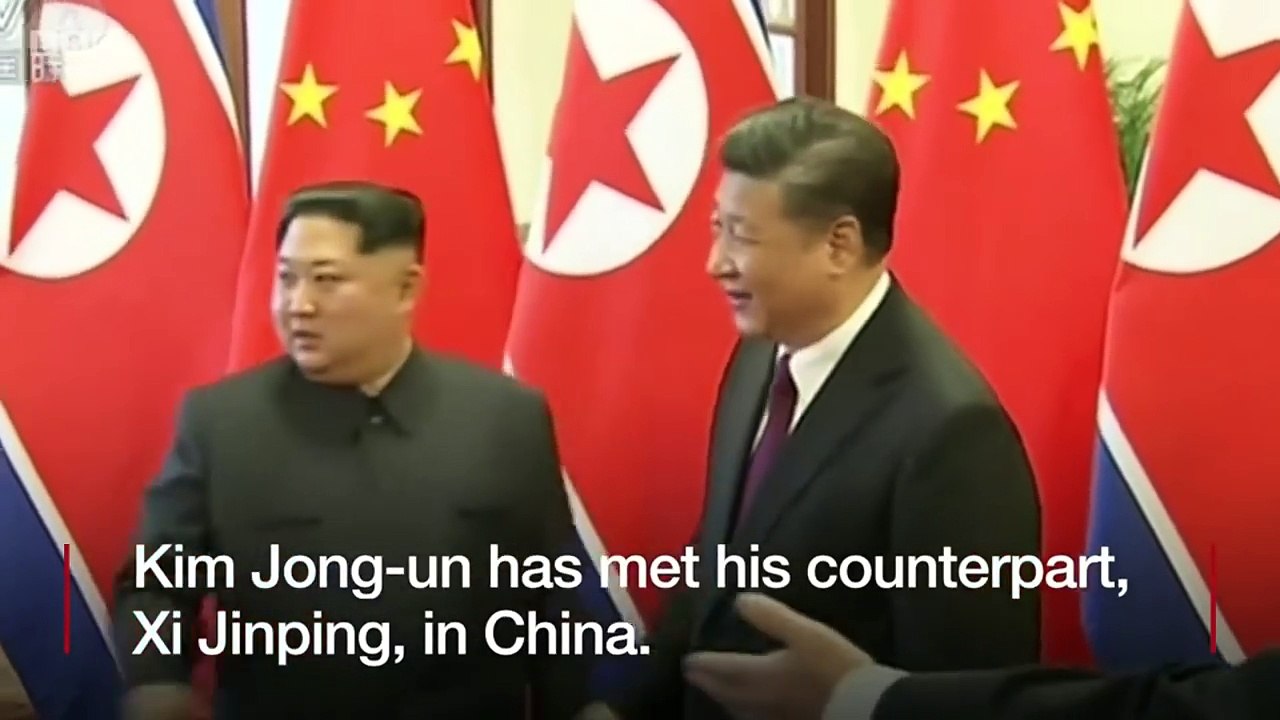 North Korea's Kim Jong-un visits China's Xi- BBC News