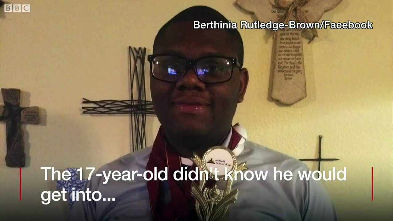 Texas teenager wins scholarships to 20 elite US universities - BBC News