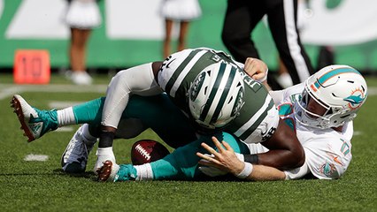 Jenkins spectacular sack forces the fumble