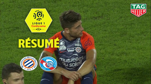 Montpellier Hérault SC - RC Strasbourg Alsace (1-1) - Résumé - (MHSC-RCSA) / 2018-19