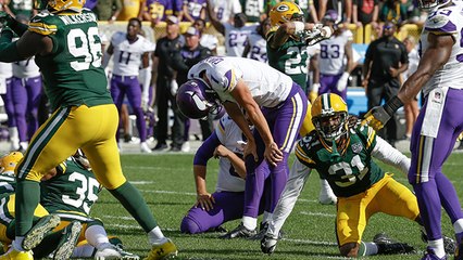 Daniel Carlson misses 35-yard FG attempt, ending game in a tie