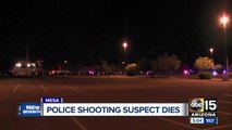 Suspect dies from injuries after Mesa officer-involved shooting