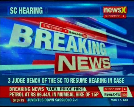 'Urban maoist' case update: 3 judge bench of the SC to resume hearing in case