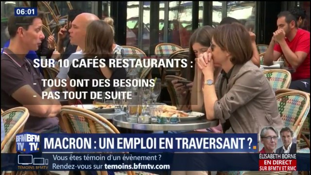 Vous allez à Montparnasse, vous faites tous les cafés et les restaurants... , trouve-t-on vraiment un emploi en traversant la rue ?