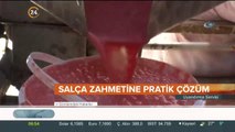 Eski usul salça yapımı tarih oluyor