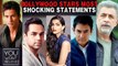 Bollywood Stars Most Shocking Statements | Aamir Khan, Deepika Padukone | You Won't Believe