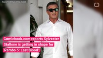 Sylvester Stallone Hits The Gym For 'Rambo 5'