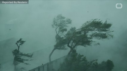 Super Typhoon Thumps China