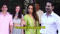 Malaika Arora Khan jealous by Arbaaz Khan's hot gf at Arpita Sharma Ganesh Chaturthi