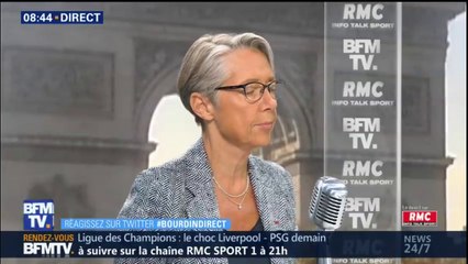 Forfait mobilité: "Il faudra justifier, avec une facture d'entretien de vélo", assure Elisabeth Borne