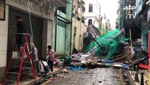Rolling back to business in Macau after Typhoon Mangkhut