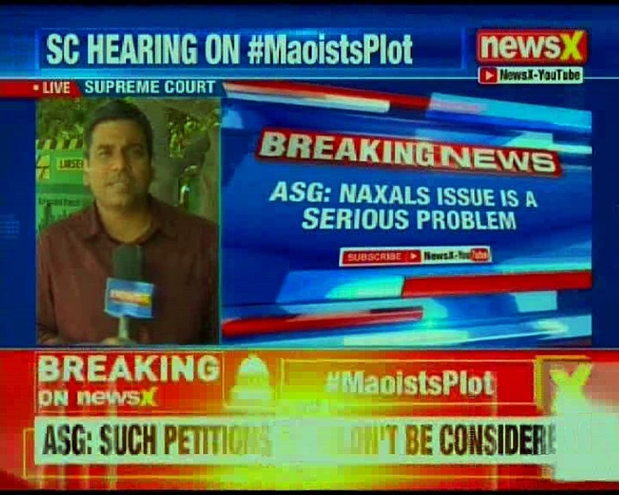 Maoists Plot: SC asks for petition if need SIT probe