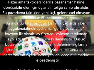 Gerilla Pazarlama Taktikleri