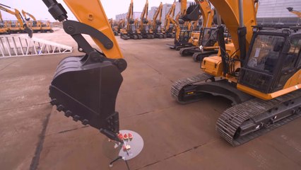 SANY Excavators Dancing Show!