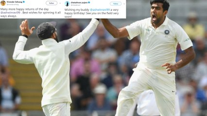 Ravichandran Ashwin Turns 32 : Wishes Pour In For India Spinner